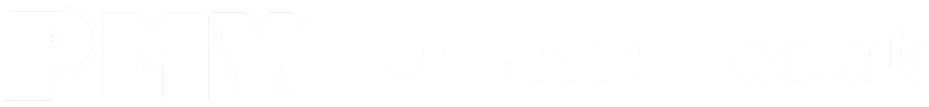 PMW Quarries logo white